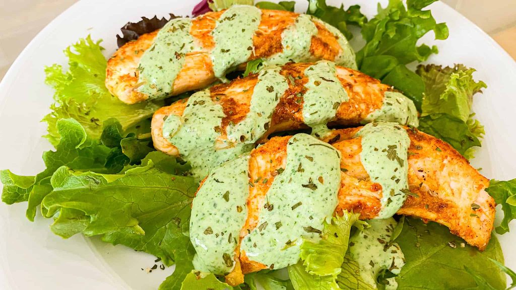 Pollo-con-aderezo-de-cilantro