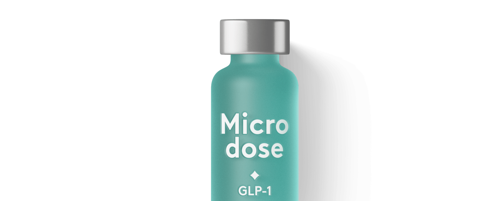 Microdose GLP-1 product bottle